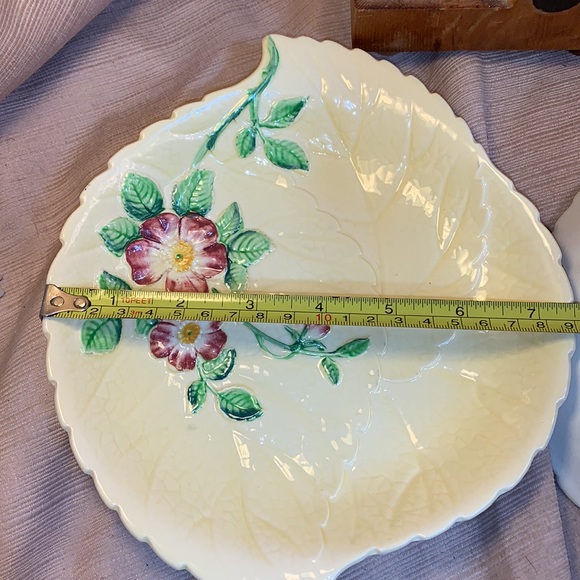 Set of 2 Majolica Carlton ware made in England - Picture 14 of 14